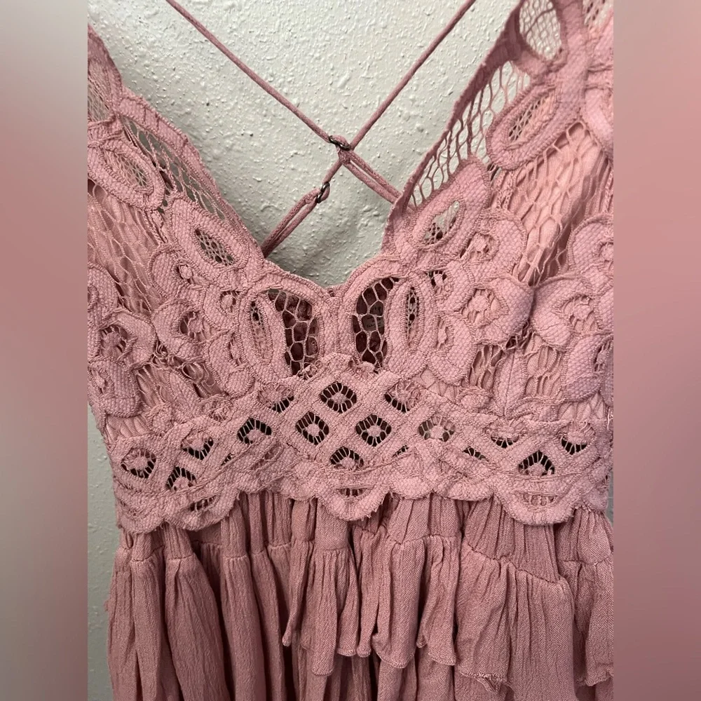 Free People Adella Cami In Mauve Size XS New